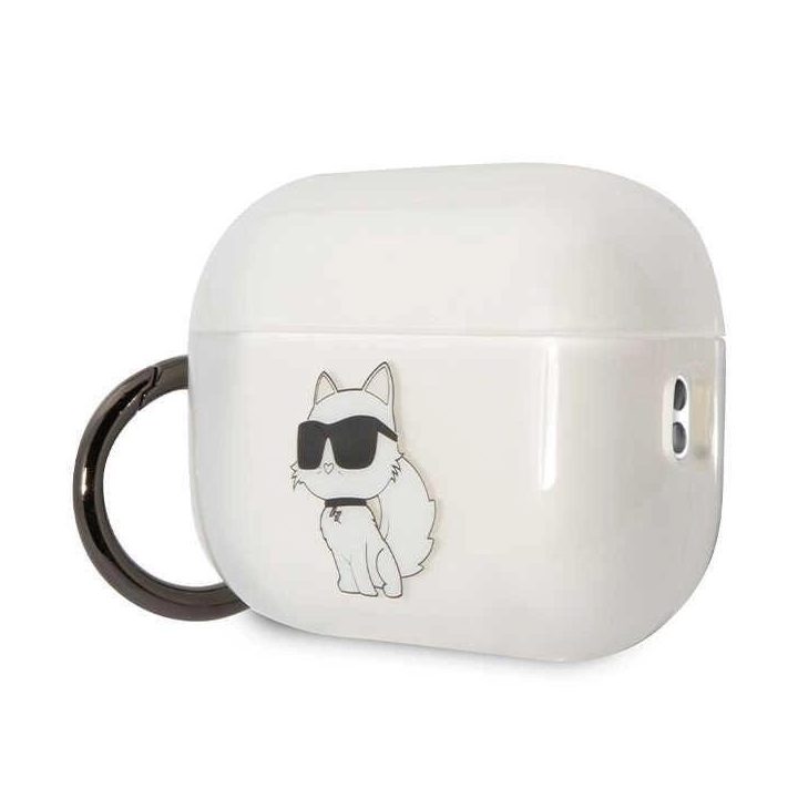 Karl Lagerfeld KLAP2HNCHTCT Airpods Pro 2 dangtelis skaidrus Ikonik Choupette