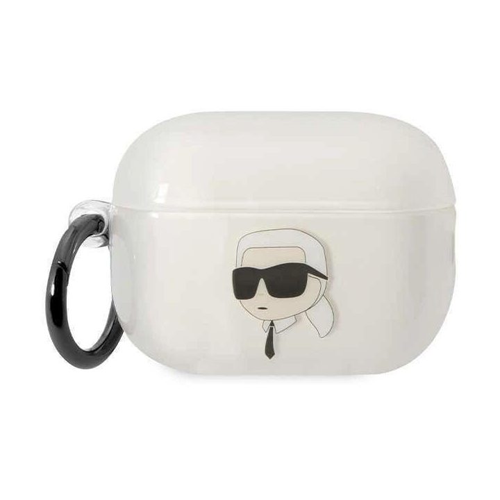Karl Lagerfeld KLAP2HNIKTCT Airpods Pro 2 dangtelis skaidrus Iconic Karl Lagerfeld
