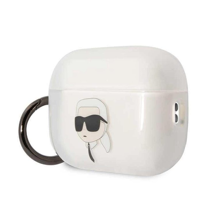 Karl Lagerfeld KLAP2HNIKTCT Airpods Pro 2 dangtelis skaidrus Iconic Karl Lagerfeld