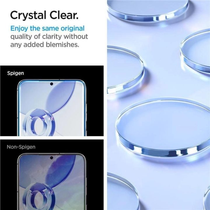 Apsauginis stiklas Spigen GLAS.TR EZ FIT 2 PAKETAI GALAXY S23 CLEAR
