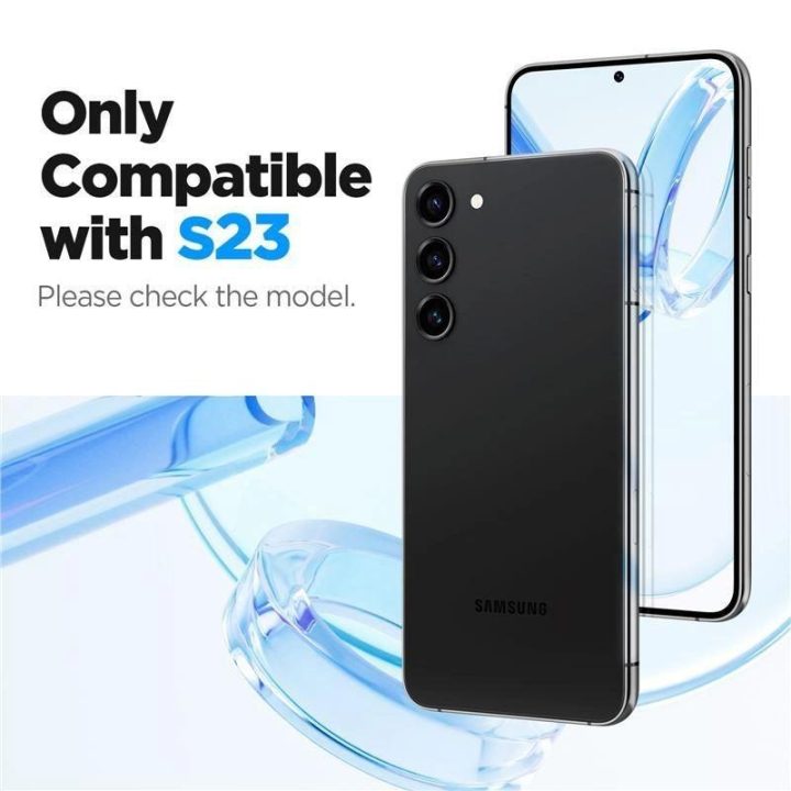Apsauginis stiklas Spigen GLAS.TR EZ FIT 2 PAKETAI GALAXY S23 CLEAR