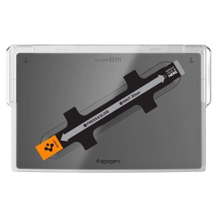 Apsauginis stiklas Spigen GLAS.TR EZ FIT TESLA MODEL X 2022 / MODEL S 2021 BLACK