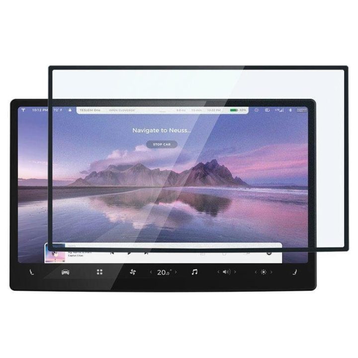 Apsauginis stiklas Spigen GLAS.TR EZ FIT TESLA MODEL X 2022 / MODEL S 2021 BLACK
