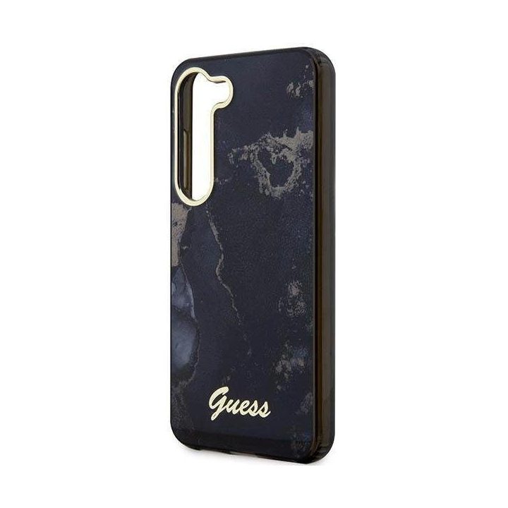 Guess GUHCS23MHTMRSK S23+ S916 juodas/juodas deklas Golden Marble Collection