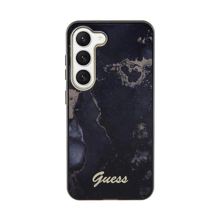Guess GUHCS23MHTMRSK S23+ S916 juodas/juodas deklas Golden Marble Collection