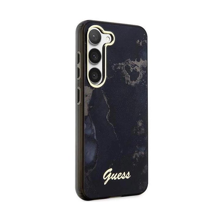 Guess GUHCS23MHTMRSK S23+ S916 juodas/juodas deklas Golden Marble Collection