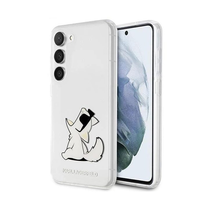 Karl Lagerfeld KLHCS23MCFNRC S23+ S916 skaidrus deklas Choupette Fun
