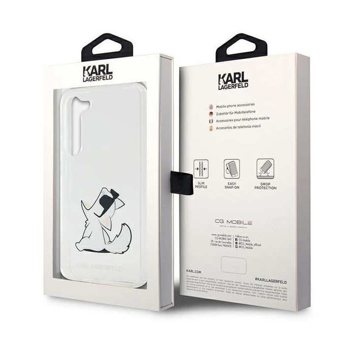 Karl Lagerfeld KLHCS23MCFNRC S23+ S916 skaidrus deklas Choupette Fun