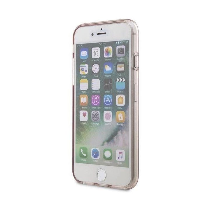 Karl Lagerfeld KLHCI8HNCHTCP iPhone 7/8/ SE 2020 / SE 2022 rausvas/rožinis deklas Ikonik Choupette