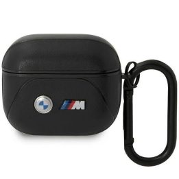 BMW BMA322PVTK AirPods 3 gen dangtelis juodas/juodas Odinis išlenkta linija