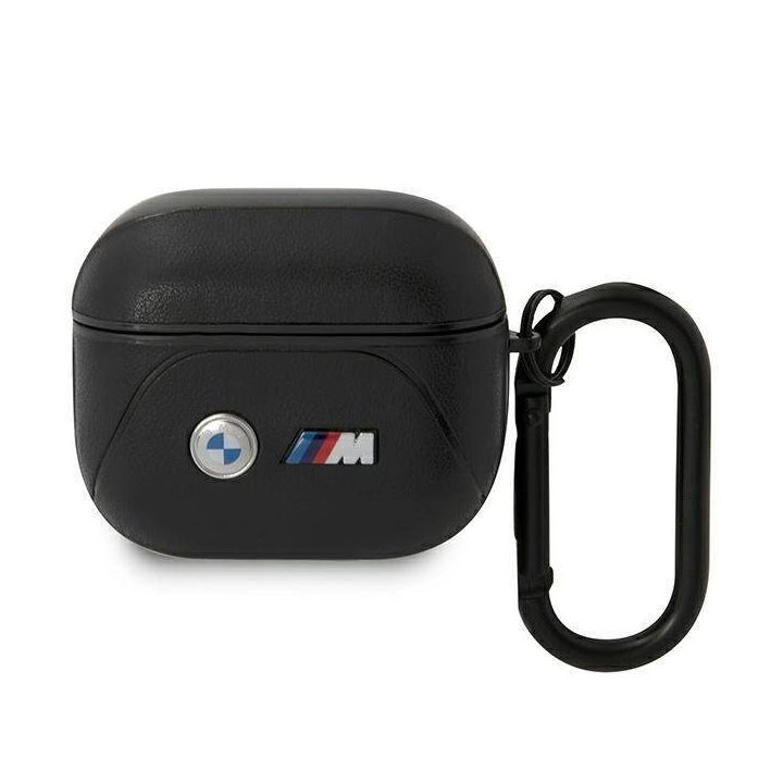 BMW BMA322PVTK AirPods 3 gen dangtelis juodas/juodas Odinis išlenkta linija