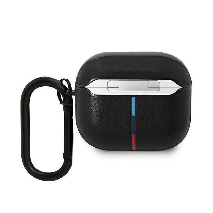 BMW BMA322PVTK AirPods 3 gen dangtelis juodas/juodas Odinis išlenkta linija