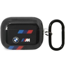 BMW BMAP222SOTK AirPods Pro 2 gen dangtelis juodas/juodas Tricolor Stripes