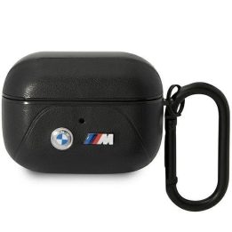 BMW BMAP22PVTK AirPods Pro dangtelis juodas/juodas Odinis išlenkta linija