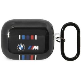 BMW BMAP22SWTK AirPods Pro dangtelis juodas/juodas Kelios spalvotos linijos