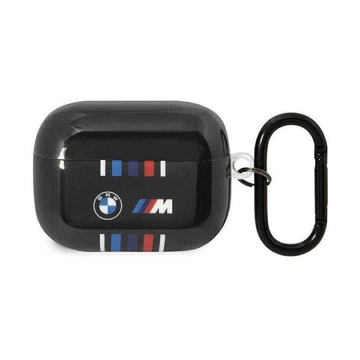 BMW BMAP22SWTK AirPods Pro dangtelis juodas/juodas Kelios spalvotos linijos