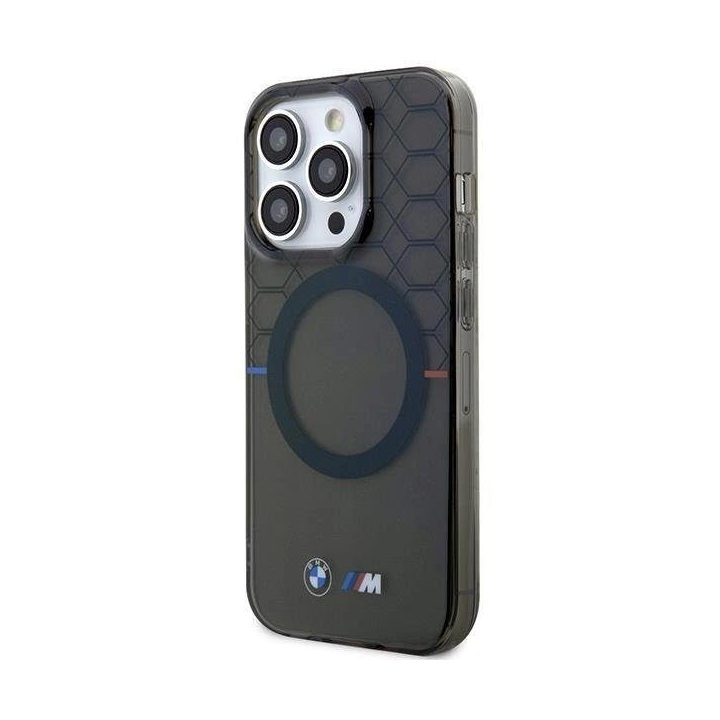 Dėklas BMW BMHMP14LHGPK iPhone 14 Pro 6.1 pilkos/pilkos spalvos MagSafe