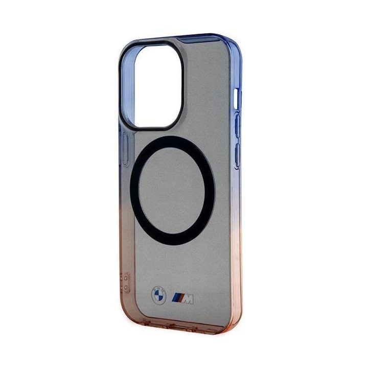 Dėklas BMW BMHMP14LHTGE iPhone 14 Pro 6.1 pilkas/pilkas deklas Gradient Bumper MagSafe