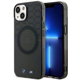BMW modelio MagSafe dėklas iPhone 14 Plus - pilkas