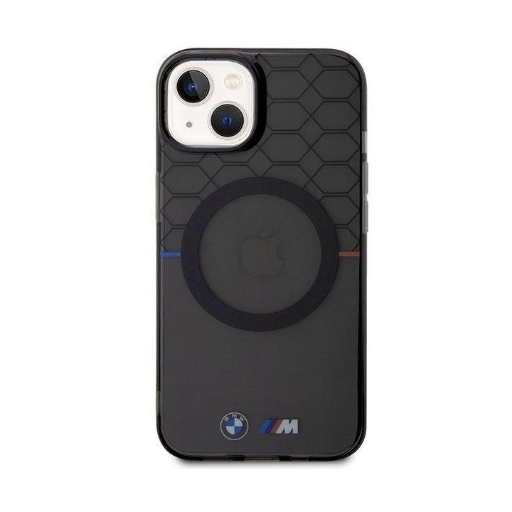 BMW modelio MagSafe dėklas iPhone 14 Plus - pilkas