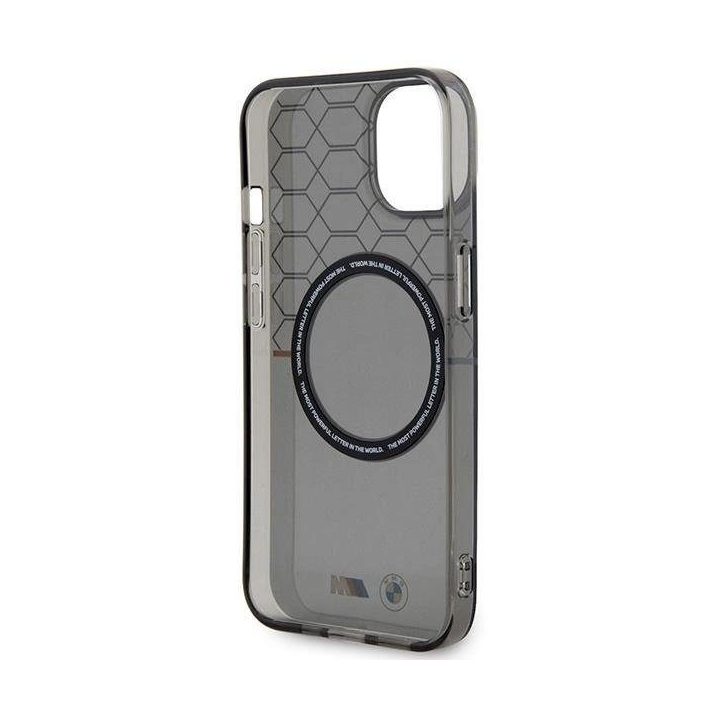 BMW modelio MagSafe dėklas iPhone 14 Plus - pilkas