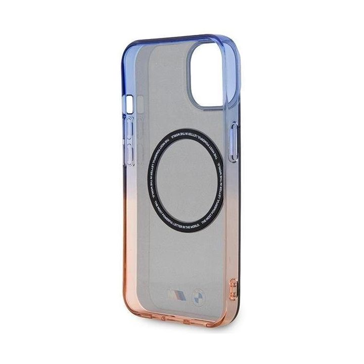 Dėklas BMW Gradient Bumper MagSafe iPhone 14 Plus - šonas