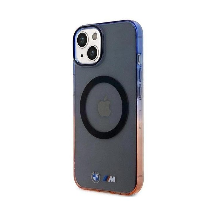 Dėklas BMW BMHMP14SHTGE iPhone 14 6.1 pilkas/pilkas deklas Gradient Bumper MagSafe