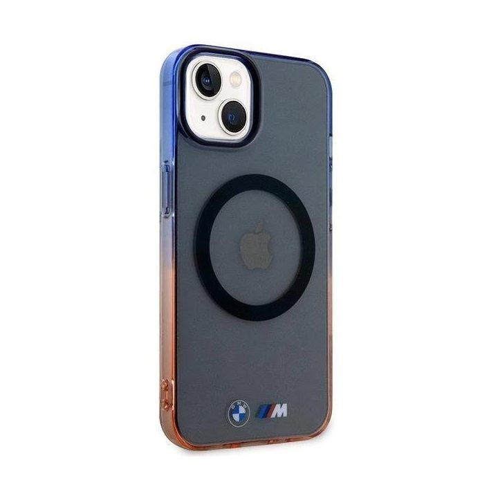 Dėklas BMW BMHMP14SHTGE iPhone 14 6.1 pilkas/pilkas deklas Gradient Bumper MagSafe