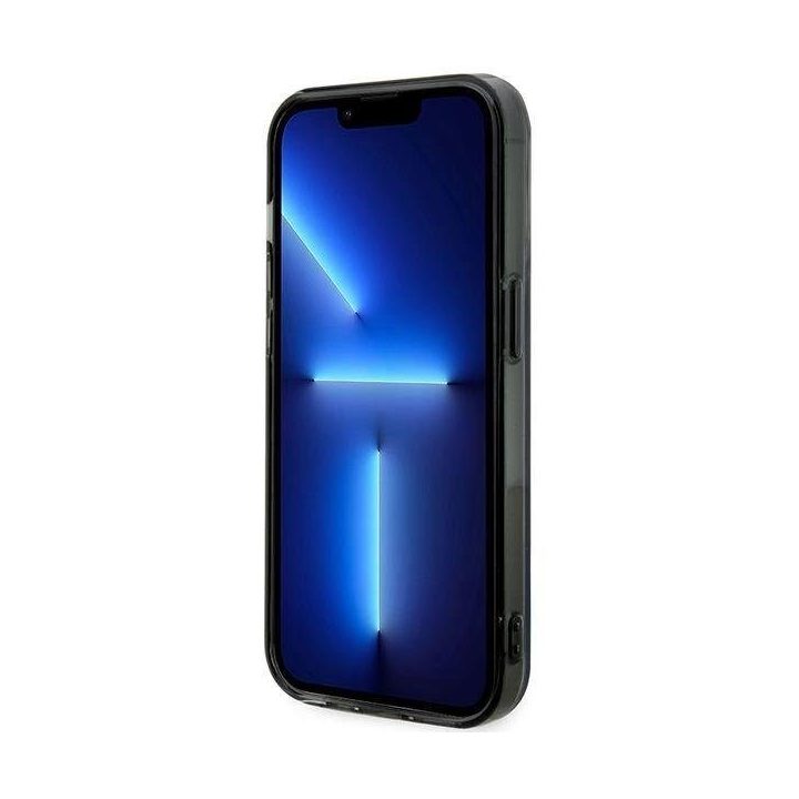 Dėklas BMW BMHMP14XHCRS iPhone 14 Pro Max 6,7 , skaidrus deklas, sidabrinis žiedas, MagSafe