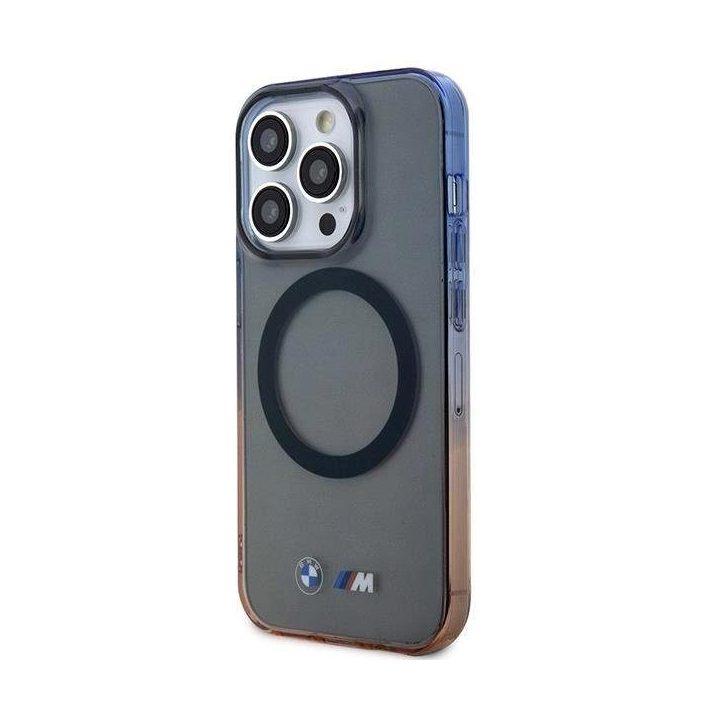 Dėklas BMW BMHMP14XHTGE iPhone 14 Pro Max 6.7 pilkas/pilkas deklas Gradient Bumper MagSafe