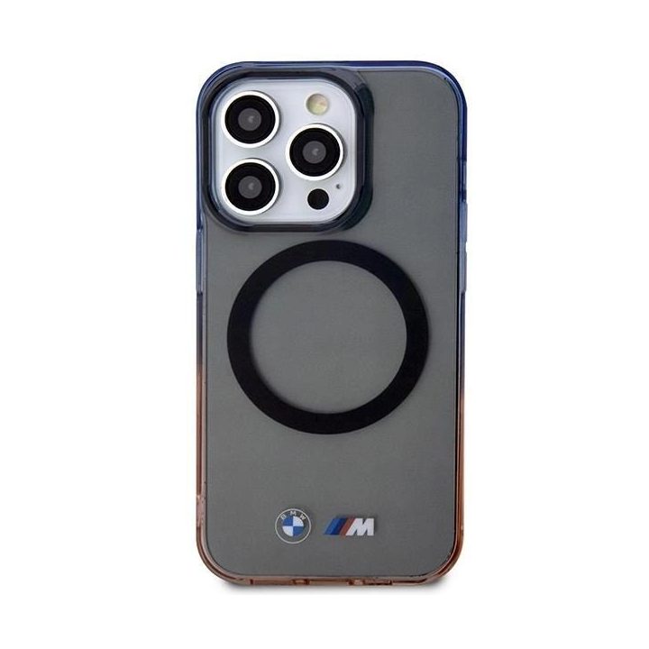 Dėklas BMW BMHMP14XHTGE iPhone 14 Pro Max 6.7 pilkas/pilkas deklas Gradient Bumper MagSafe