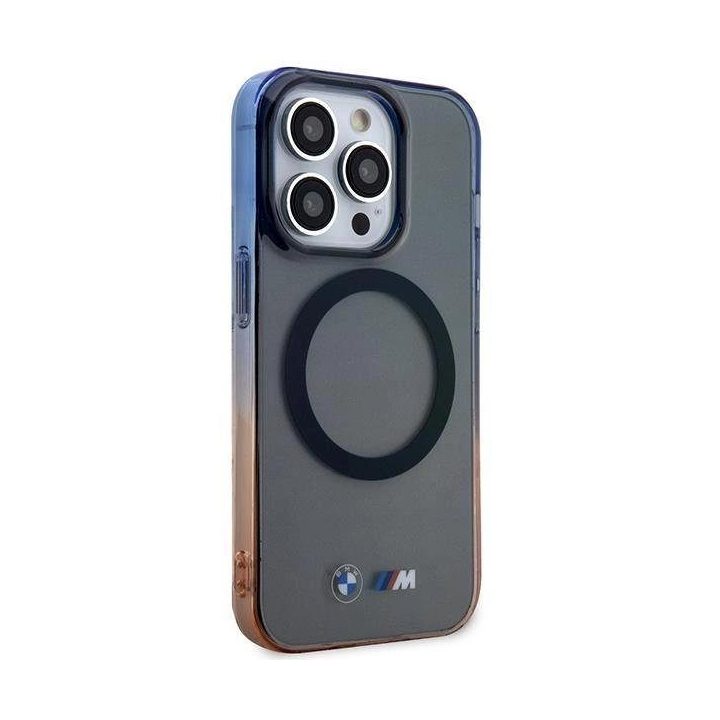 Dėklas BMW BMHMP14XHTGE iPhone 14 Pro Max 6.7 pilkas/pilkas deklas Gradient Bumper MagSafe