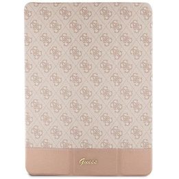 Guess 4G Stripe Allover dėklas iPad Pro 12,9 - rožinis