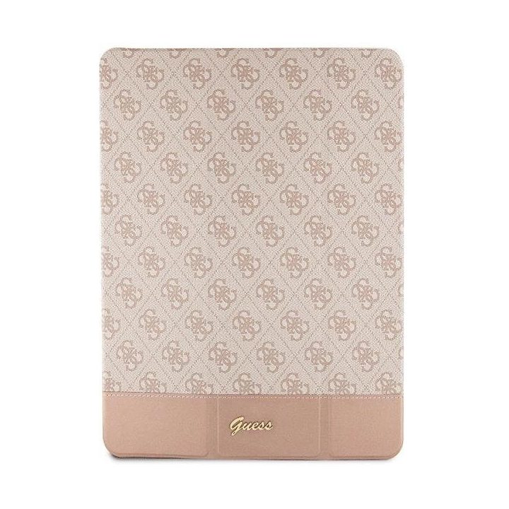 Guess 4G Stripe Allover dėklas iPad Pro 12,9 - rožinis