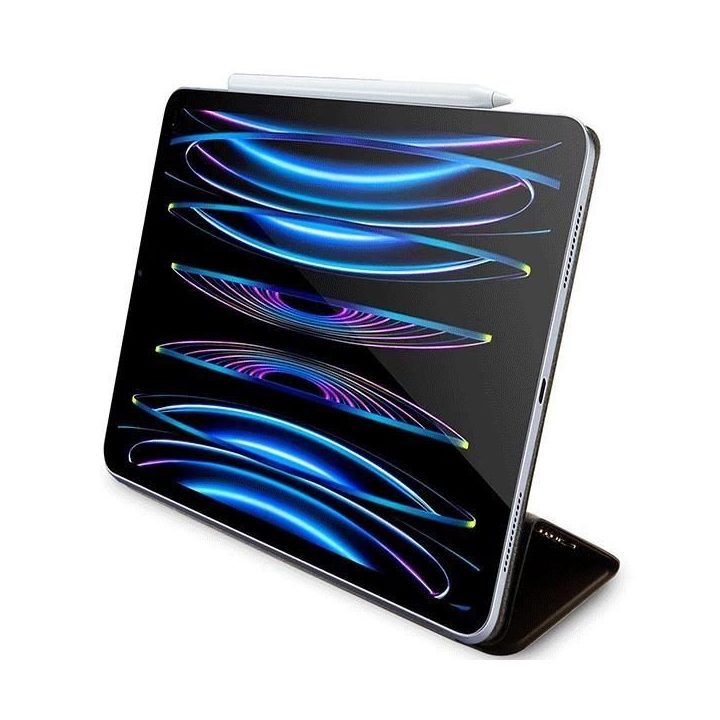 Guess 4G Stripe Allover dėklas iPad Pro 12,9 - Rudas