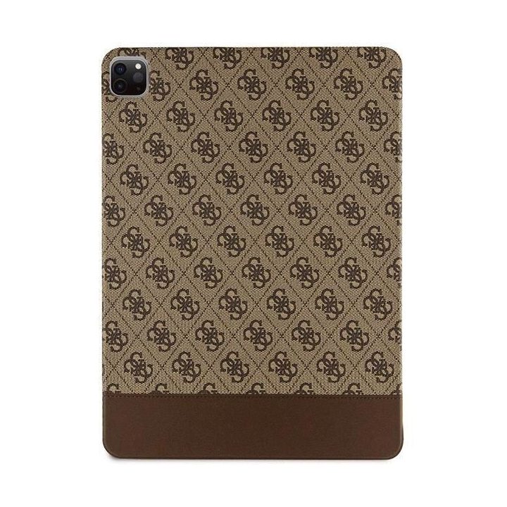 Guess 4G Stripe Allover dėklas iPad Pro 12,9 - Rudas