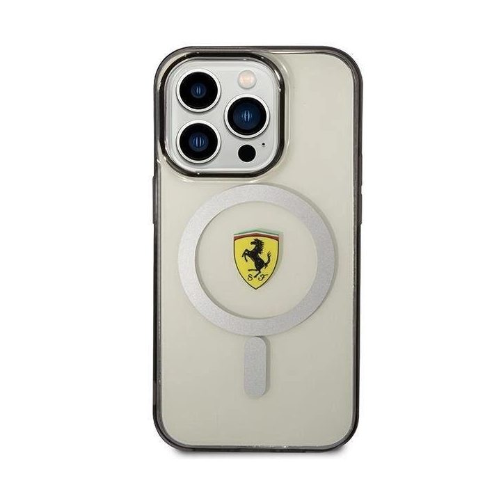 Ferrari FEHMP14LURKT iPhone 14 Pro 6,1 skaidrus/permatomas deklas Outline Magsafe