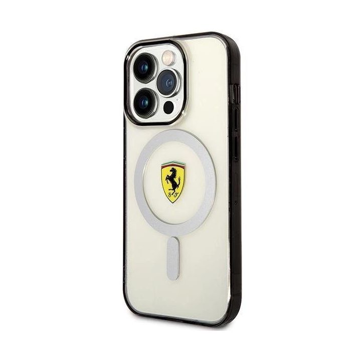 Ferrari FEHMP14LURKT iPhone 14 Pro 6,1 skaidrus/permatomas deklas Outline Magsafe
