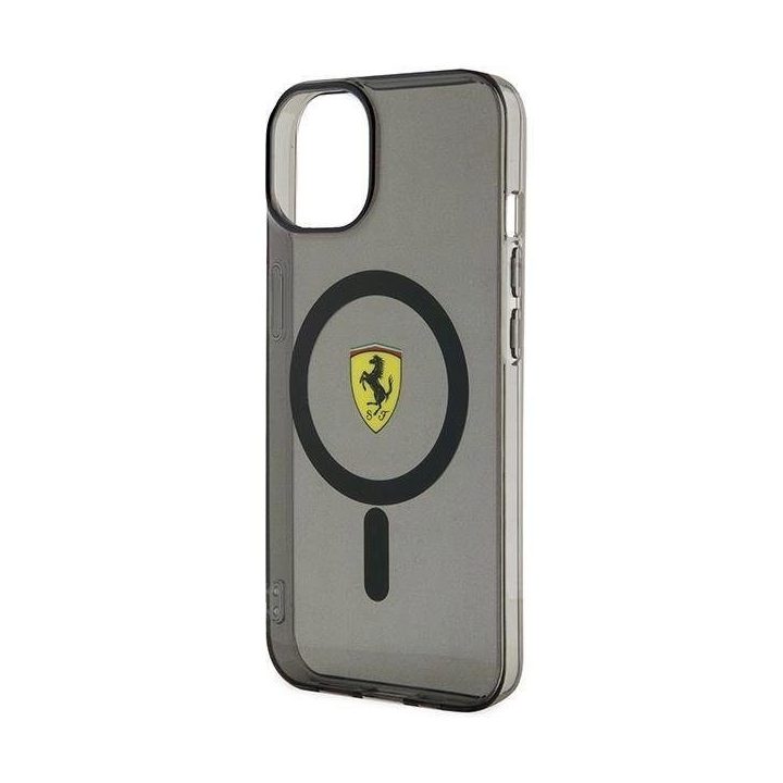 Ferrari FEHMP14MURKK iPhone 14 Plus 6,7 juodos/juodos spalvos deklas Translucent Magsafe