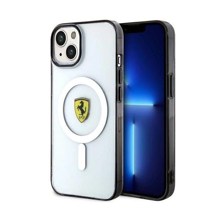 Ferrari FEHMP14SURKT iPhone 14 6,1 skaidrus/permatomas deklas Outline Magsafe