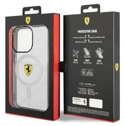 Ferrari FEHMP14XURKT iPhone 14 Pro Max 6,7 skaidrus/permatomas deklas Outline Magsafe