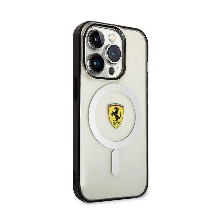 Ferrari FEHMP14XURKT iPhone 14 Pro Max 6,7 skaidrus/permatomas deklas Outline Magsafe