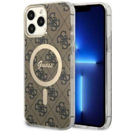 Guess GUHMP13XH4STW iPhone 13 Pro Max 6.7 rudos/rudos spalvos deklas 4G MagSafe