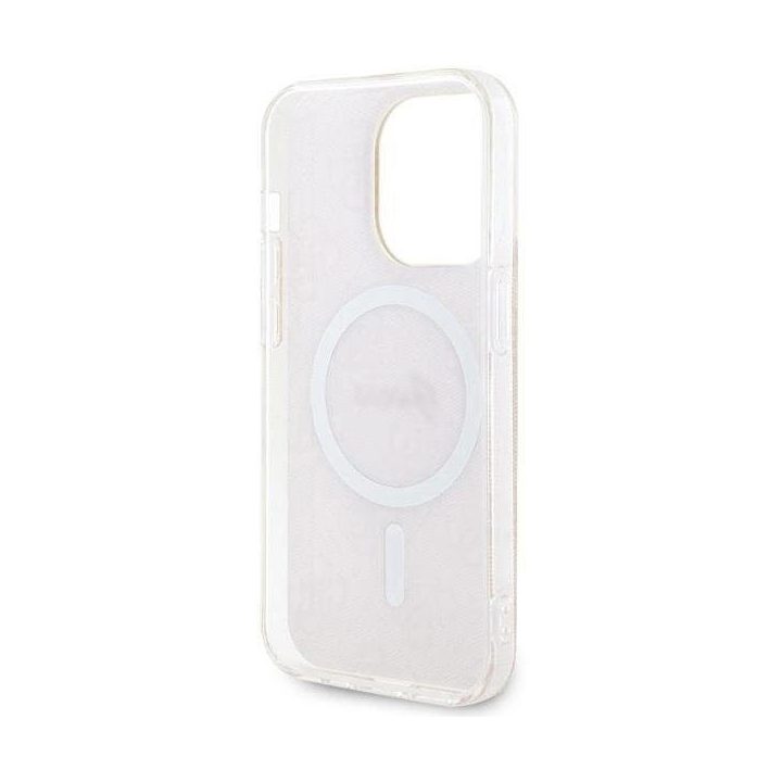 Guess GUHMP14LH4STP iPhone 14 Pro 6.1 rožinės/rožinės spalvos deklas 4G MagSafe