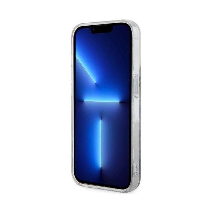 Guess GUHMP14LHLEOPWB iPhone 14 Pro 6.1 mėlynos/mėlynos spalvos deklas Leopard MagSafe