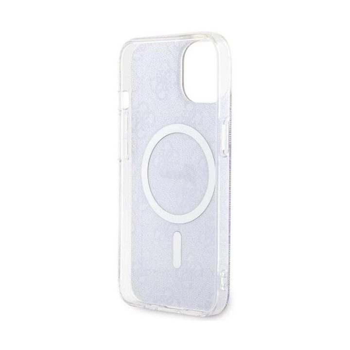 Guess GUHMP14MH4STU iPhone 14 Plus 6,7 violetinės/violetinės spalvos deklas 4G MagSafe