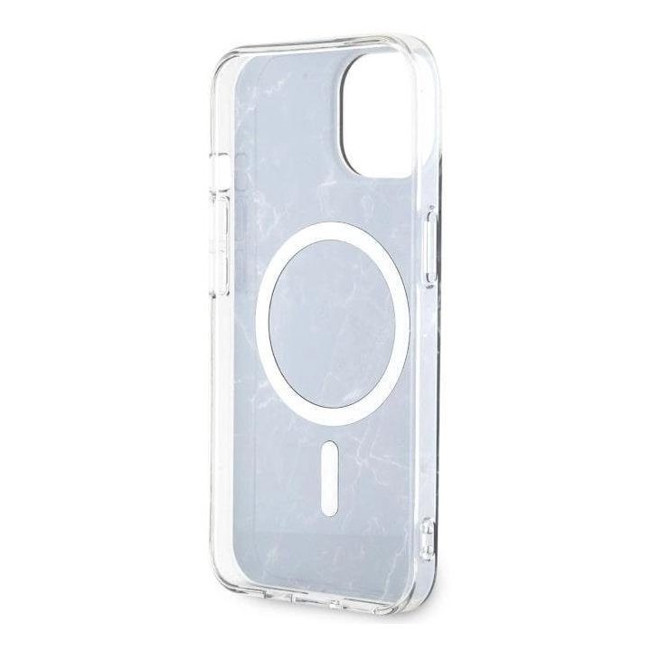 Guess GUHMP14MPCUMAK iPhone 14 Plus 6,7 juodas/juodas deklas Marble MagSafe