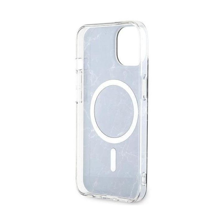 Guess GUHMP14SPCUMAK iPhone 14 6,1 juodas/juodas deklas Marble MagSafe