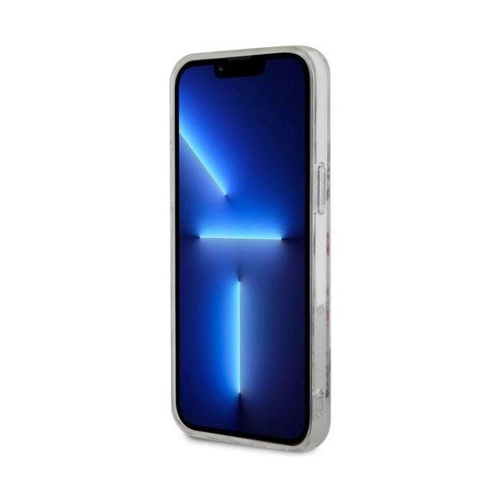 Guess GUHMP14XHCFWST iPhone 14 Pro Max 6,7 skaidrus deklas Flower MagSafe