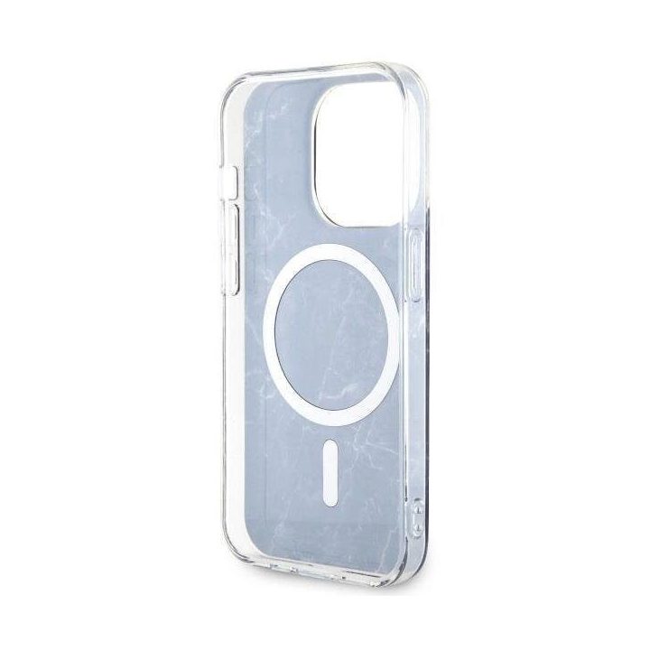 Guess GUHMP14XPCUMAK iPhone 14 Pro Max 6,7 juodas/juodas deklas Marble MagSafe